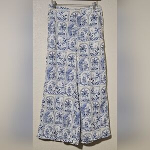 C&C California Linen Cropped Pants